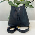 Louis Vuitton NeoNoe MM, Black Monogram Empreinte Leather