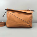 Loewe Tan Leather Puzzle Large
