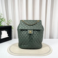 CHANEL Salzburg Green Backpack