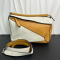 Loewe Puzzle Medium Tan & White