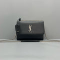 Saint Laurent Sunset Medium Black Silver‑Tone Hardware
