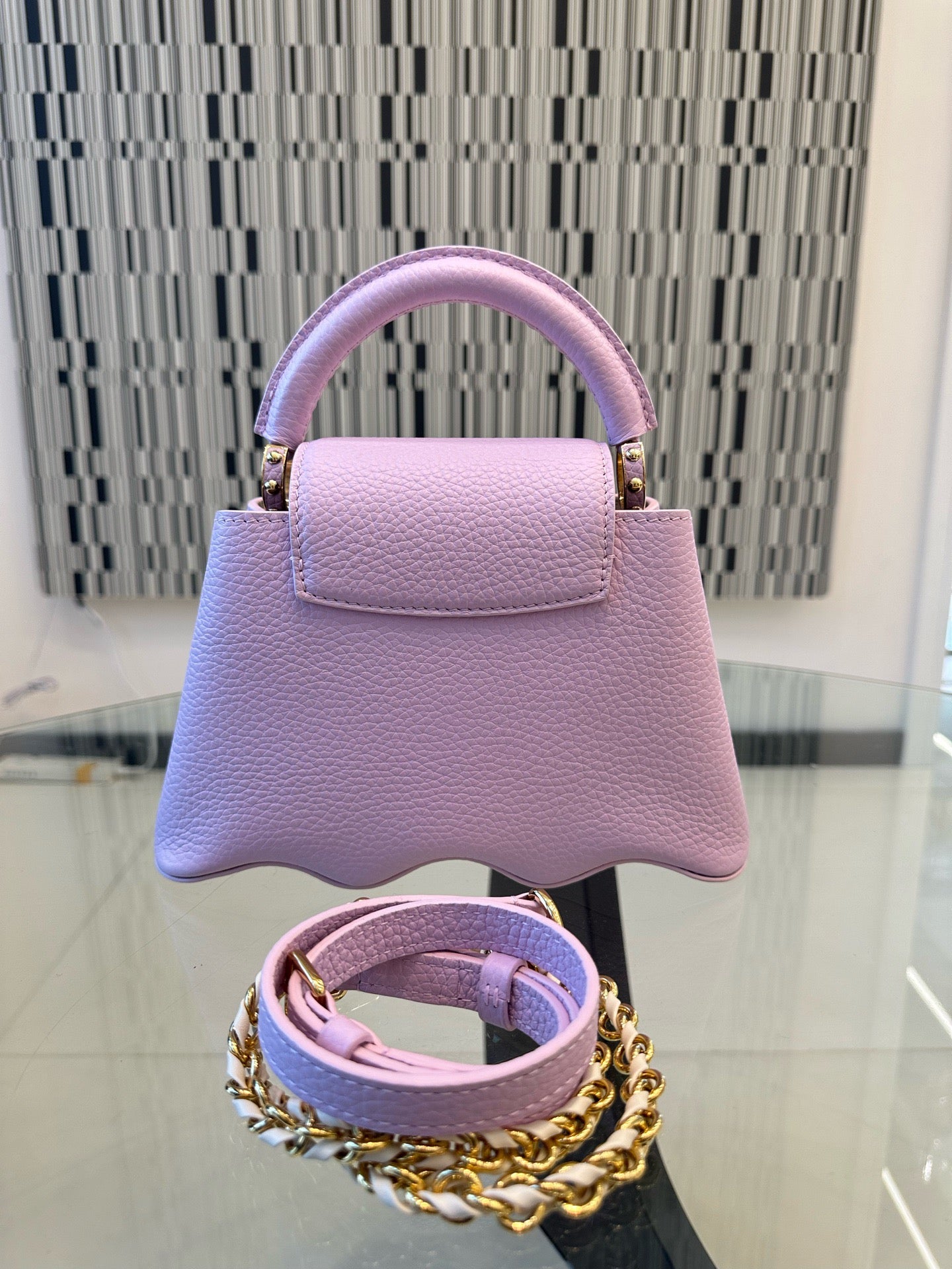 Louis Vuitton Capucines Mini Pink Wave Taurillon