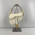 Dior Saddle Small White