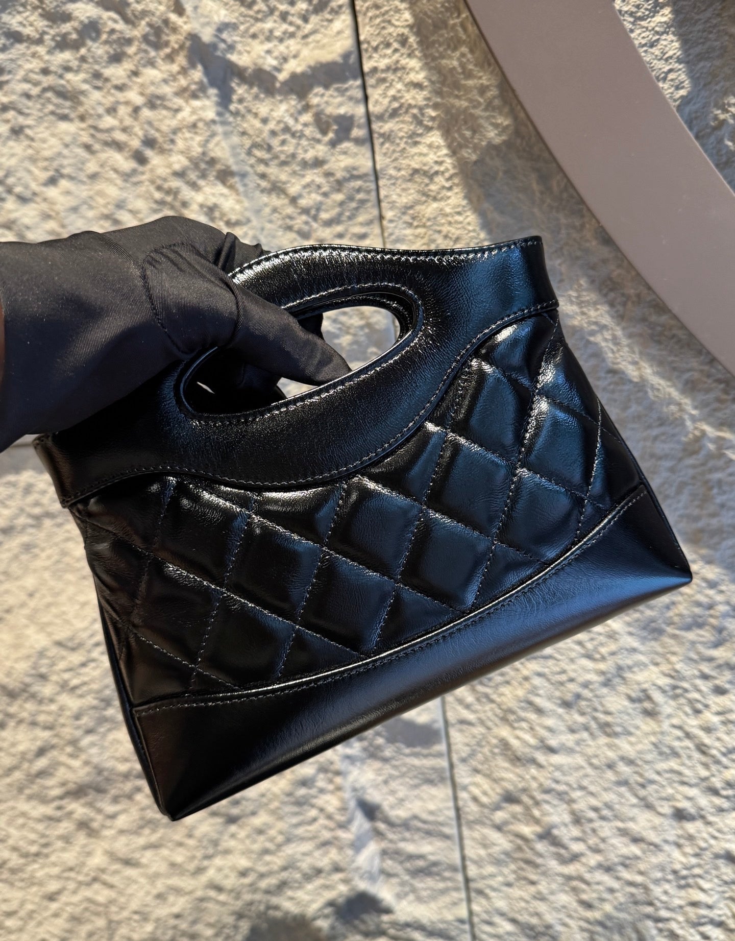 Chanel 31 Nano Black Oil Calfskin