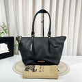 Burberry Black Leather Tote Bag Shoulder Bag