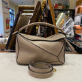 Loewe Puzzle Medium, Sand Grained Calfskin Leather