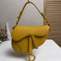 Dior Saddle Small, Mustard Yellow Smooth Calfskin