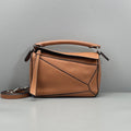Loewe Tan Calfskin Puzzle Mini