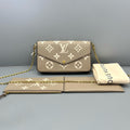Louis Vuitton Monogram Empreinte Felicie Pochette Chain