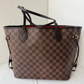 Louis Vuitton Neverfull MM Damier Ebene Tote Bag