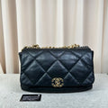 Chanel 19 Bag Large Black Lambskin