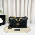 CHANEL 19Bag 30Series Black Lambskin Quilted Bag