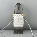 Fendi Mini White Pebbled