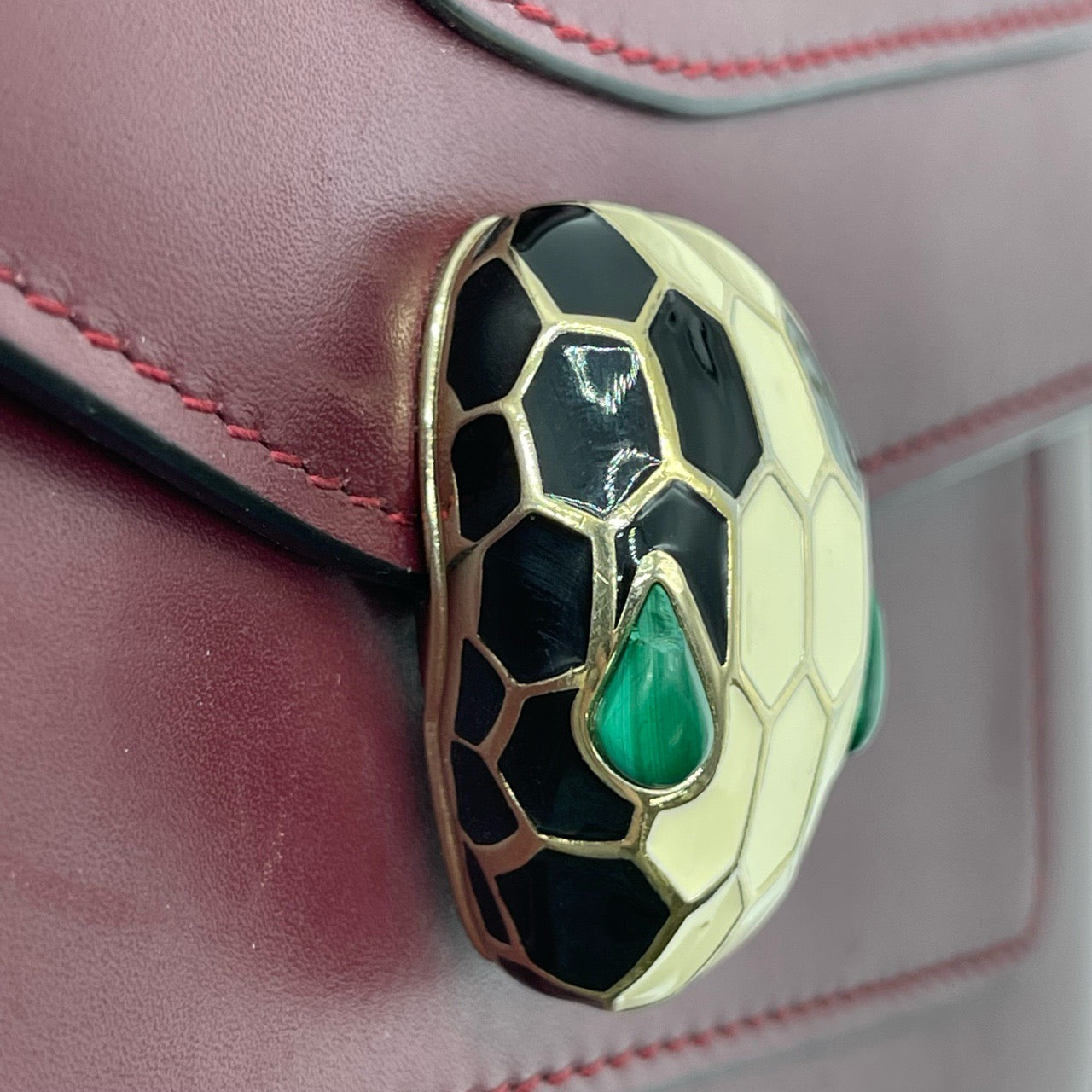 BVLGARI Serpenti Forever Burgundy