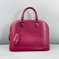 Louis Vuitton Fuchsia Epi Leather Alma