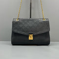 Louis Vuitton Black Monogram Empreinte Chain Shoulder