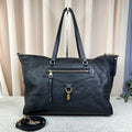Louis Vuitton Embossed Leather Tote Bag