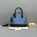 Louis Vuitton Alma BB Blue Epi