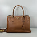 Prada Brown Saffiano Leather Tote