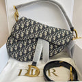 Dior Medium Saddle Navy