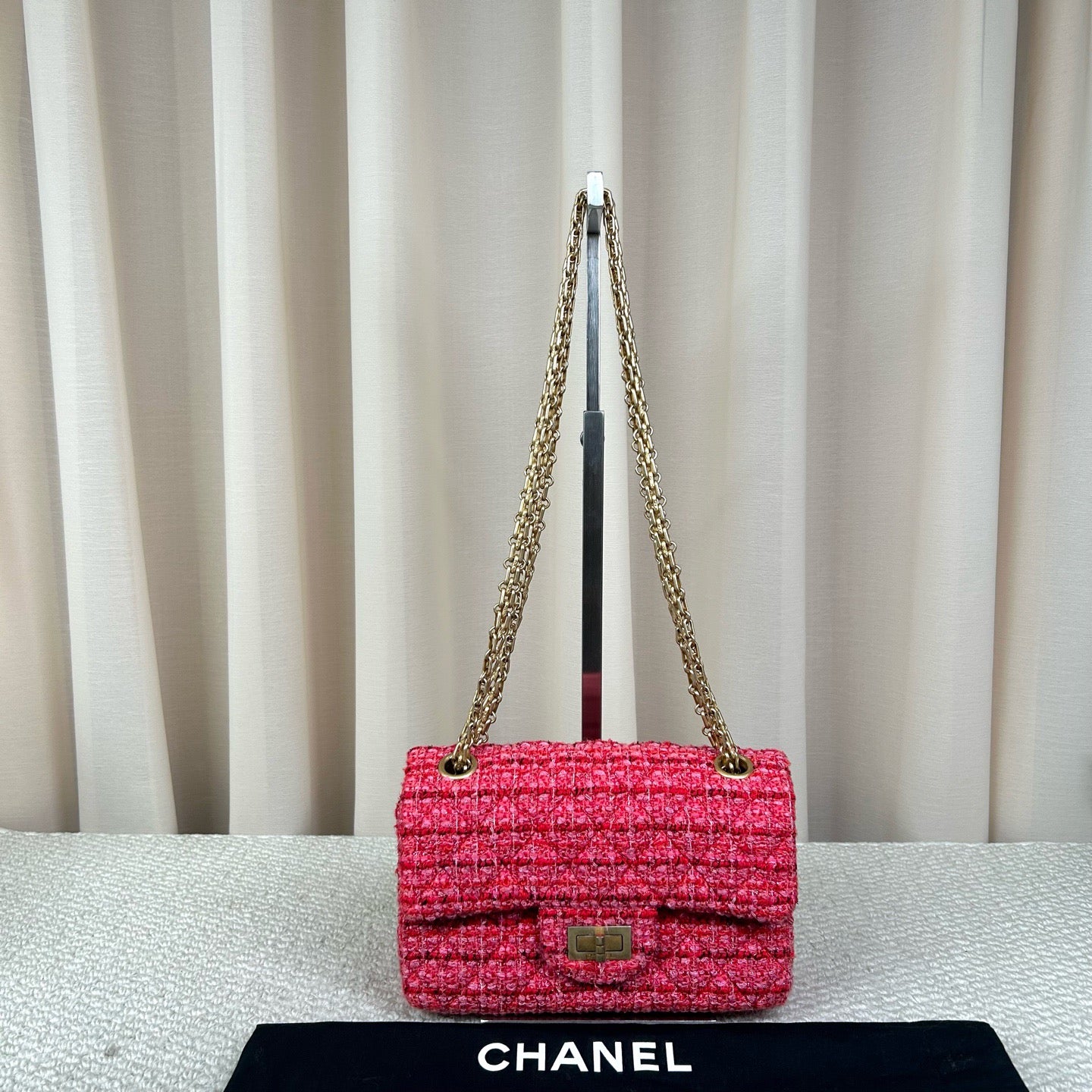 Chanel Reissue 2.55 Tweed Flap Bag