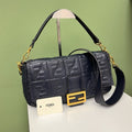 Fendi Baguette FF Large Navy