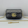 Gucci Super Mini GG Marmont Black