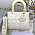 Lady Dior Small White Diamond
