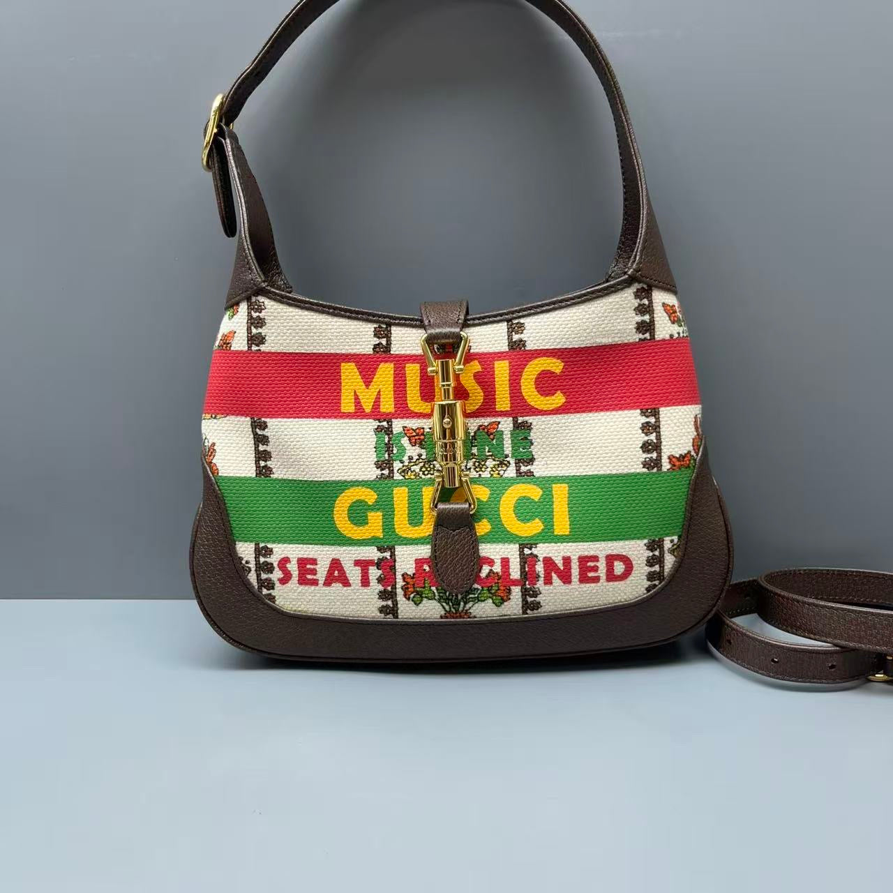 Gucci Jackie 1961 Print Canvas