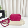 Gucci SoHo Small Fuchsia Leather Camera Bag