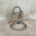 Dior Micro Lady Dior Handbag in Soft Cinnamon Pink Cannage