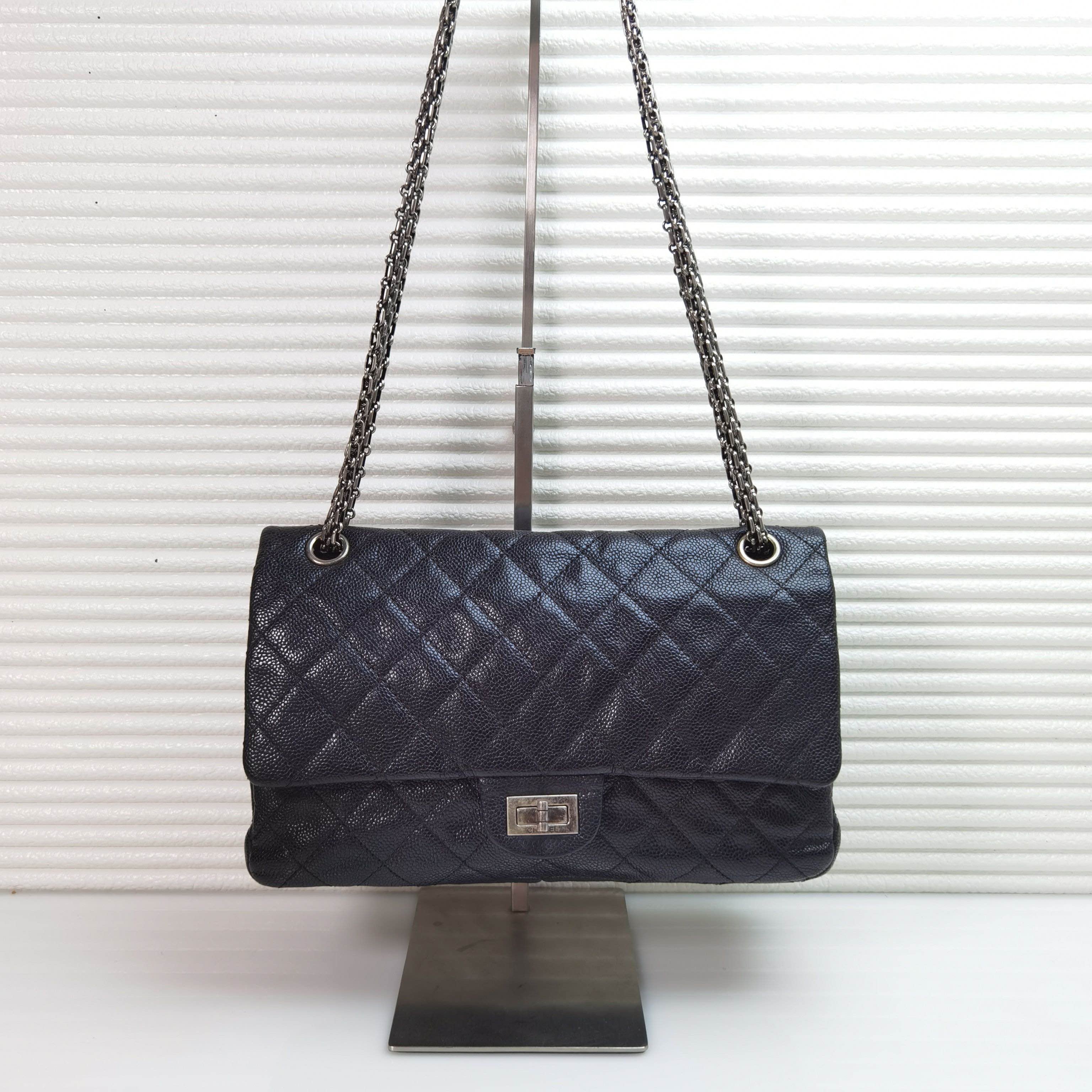 Chanel Reissue 2.55 Maxi Black