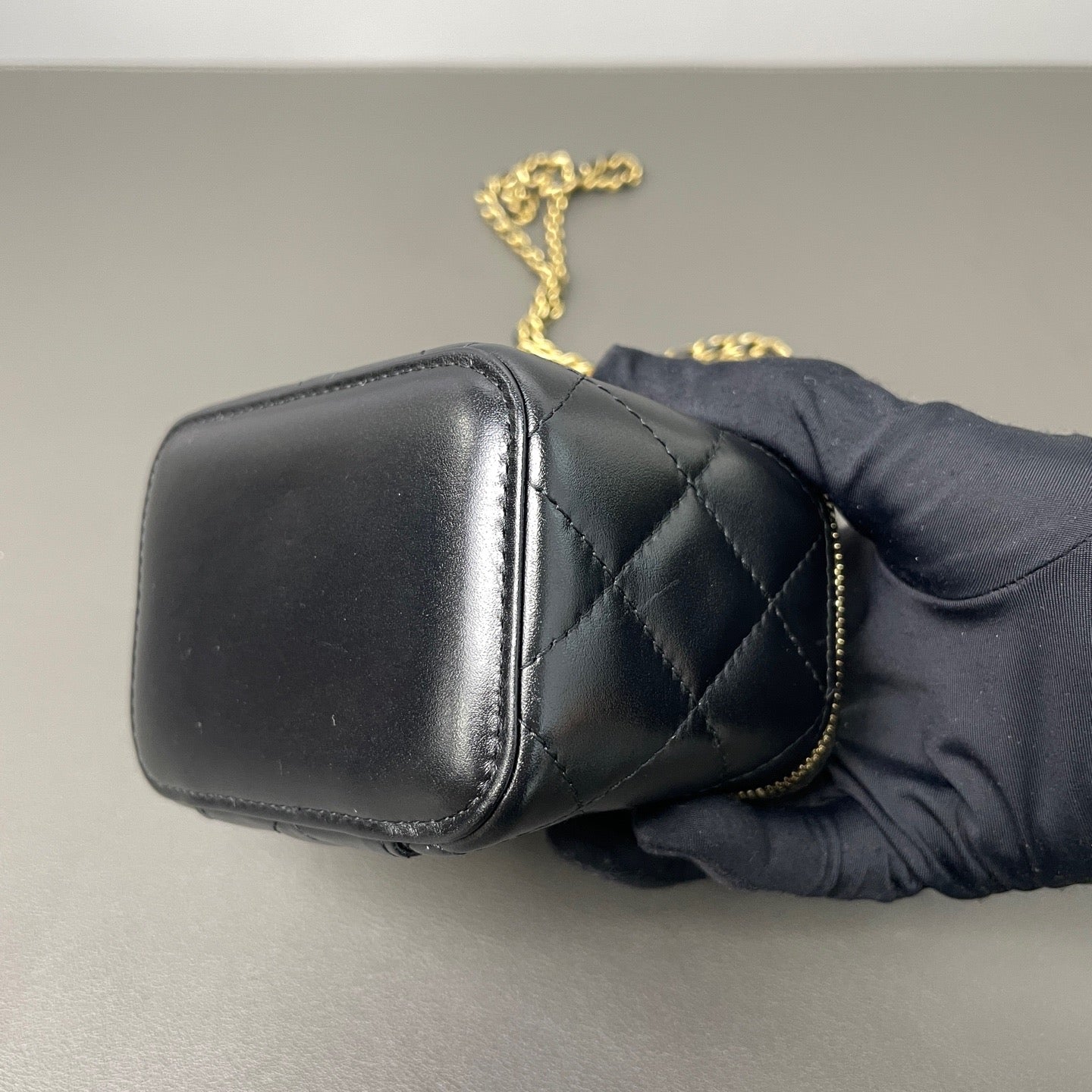 CHANEL Vanity Case with Gold Ball