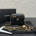 Chanel Mini Vanity With Adjustable Gold Ball