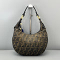 Fendi Zucca Monogram Canvas Hobo