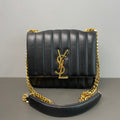 Saint Laurent Vicky Medium Black