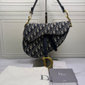 Dior Saddle Medium Dior Oblique Jacquard Shoulder Bag