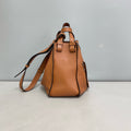 Loewe Small Hammock Caramel Full Cow Leather Convertible