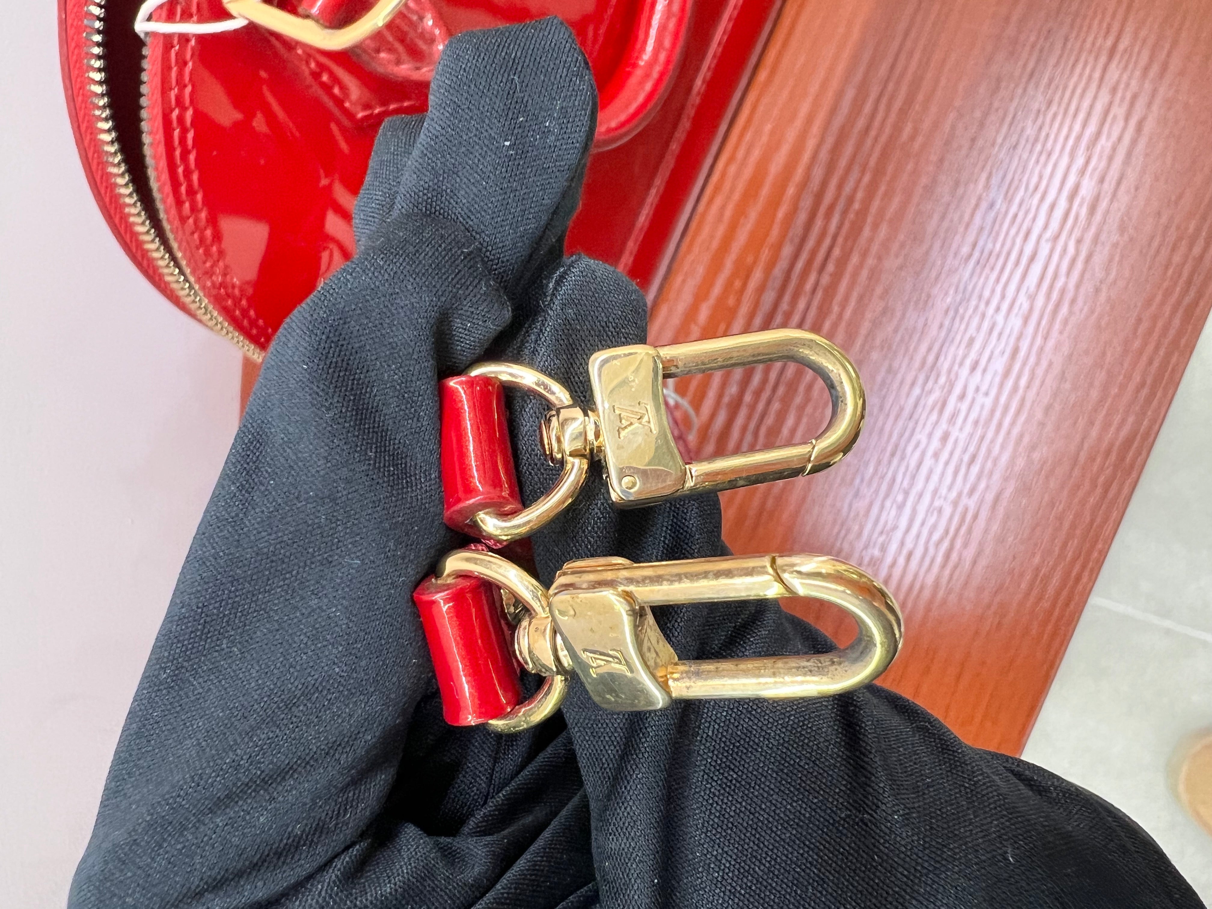 Alma bb patent leather red