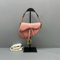 Dior Saddle Pink Grained Calfskin