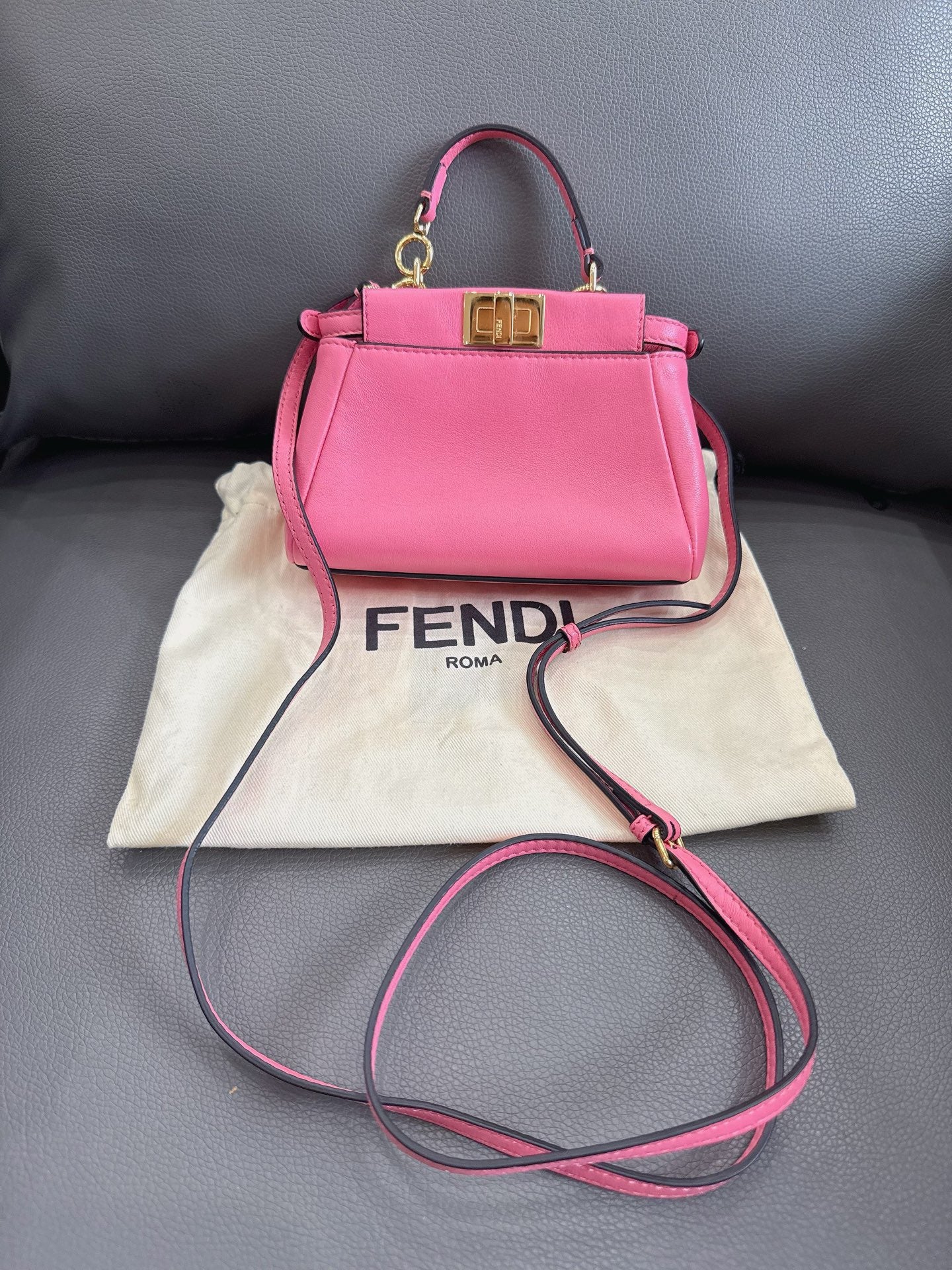 Fendi Peekaboo Micro Pink