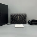 Saint Laurent Envelope Black