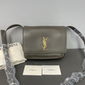 Saint Laurent Solferino Small Greyish-Brown