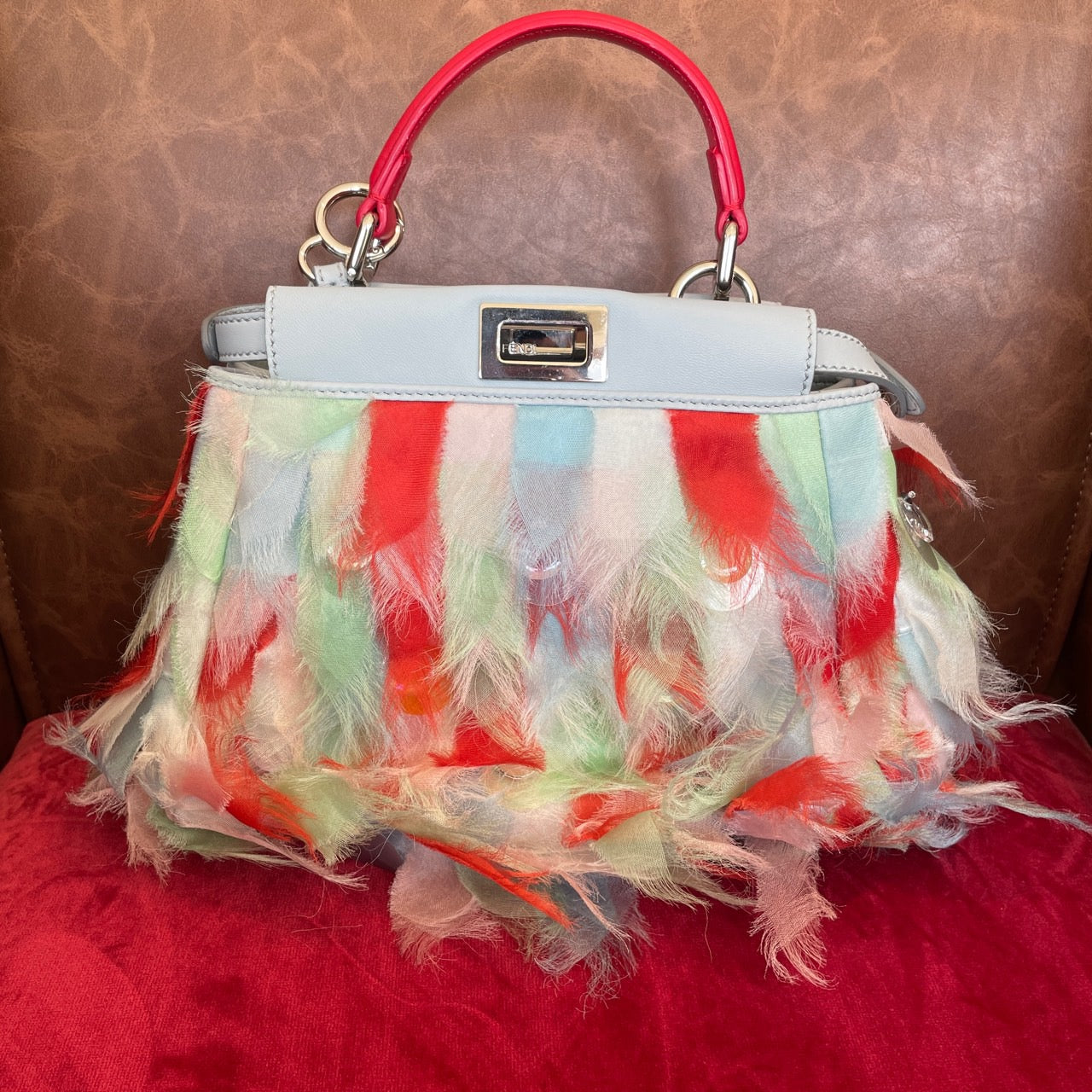 Fendi Peekaboo Mini Feather