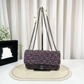Chanel Classic Flap Large Mini Multicolor Tweed Bag