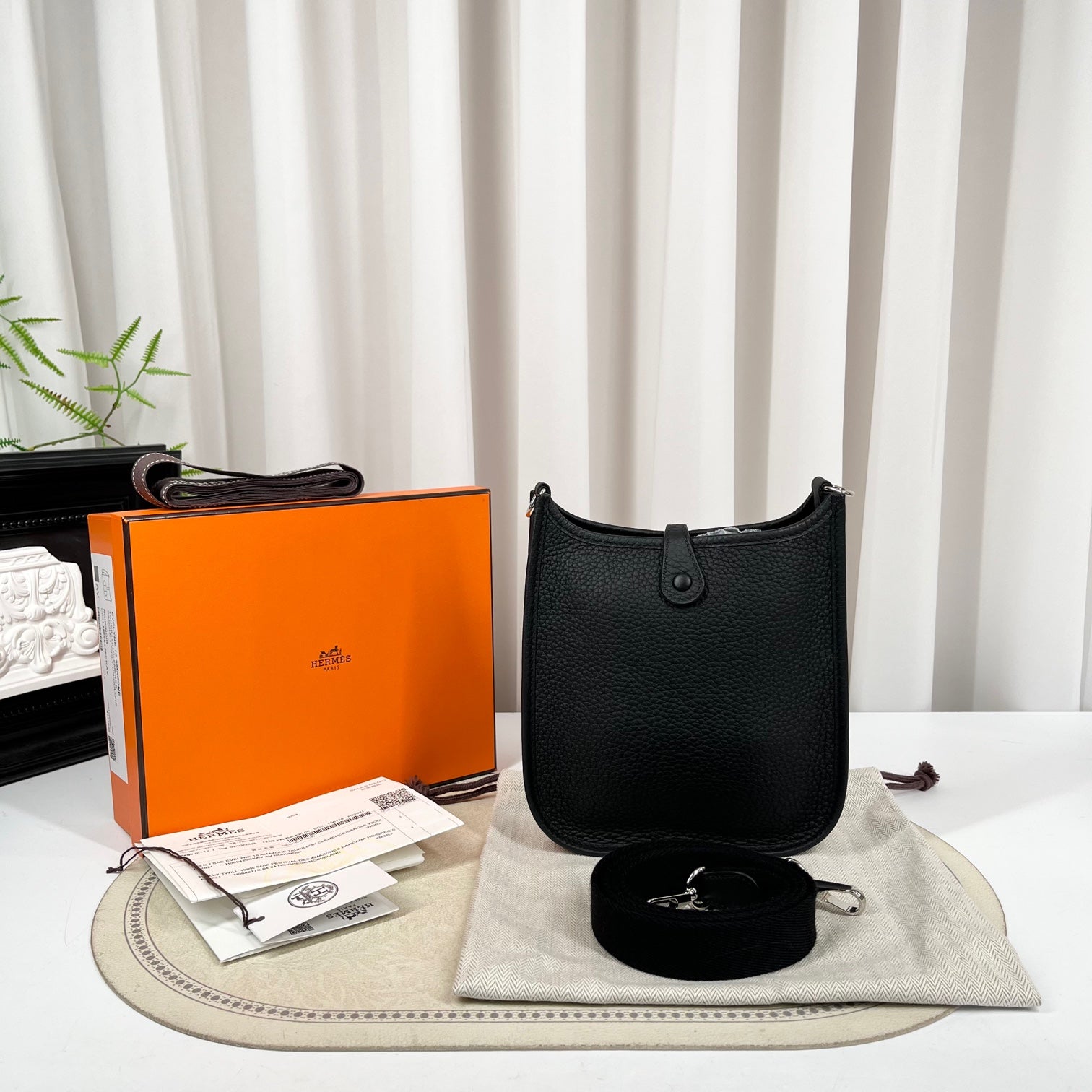 HERMES Evelyne Mini Shoulder Bag