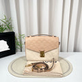 LV Metis Medium Two-Tone Pink Embossed Leather Bag