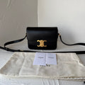 Celine Triomphe Teen Black