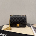 Chanel CF Square Fatty Camellia Gold Ball