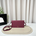 GUCCI WOC Small Burgundy Leather Bag